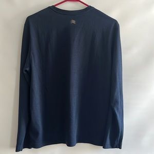 Solaris navy long sleeve t-shirt for men